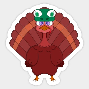 I Am Not A Turkey Sticker